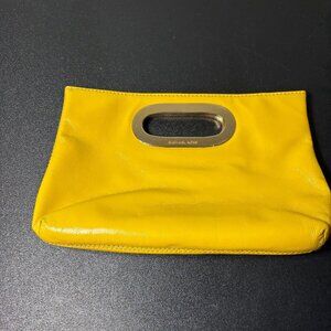 Michael Kors Designer Yellow Clutch Purse